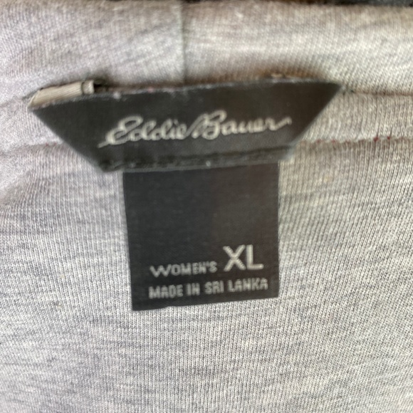 Eddie Bauer Red Plaid Hooded Flannel Shirt - Picture 9 of 10